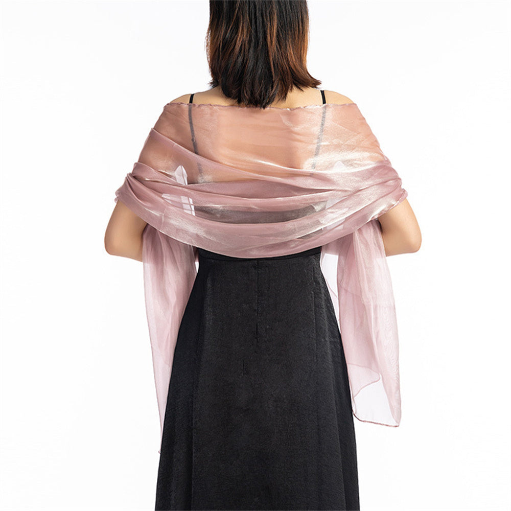 Central Chic Bridesmaid Iridescent Wrap Shawl Pashmina For Weddings Parties Brides Bridal Wear
