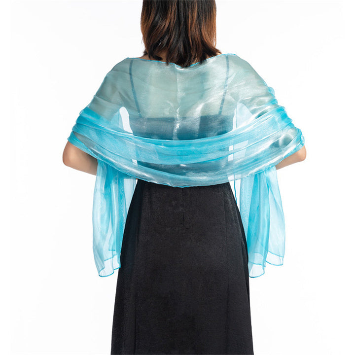 Central Chic Bridesmaid Iridescent Wrap Shawl Pashmina For Weddings Parties Brides Bridal Wear
