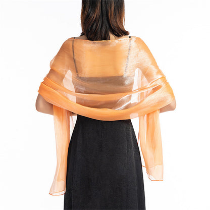 Central Chic Bridesmaid Iridescent Wrap Shawl Pashmina For Weddings Parties Brides Bridal Wear