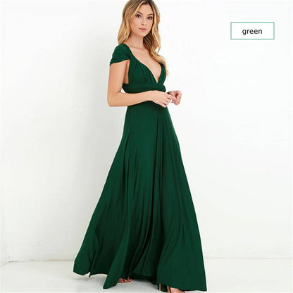 Bridesmaid Dress Infinity Dress Floor Length Convertible Dress Wedding Dress Multiway Dress Rust Dress Evening dress