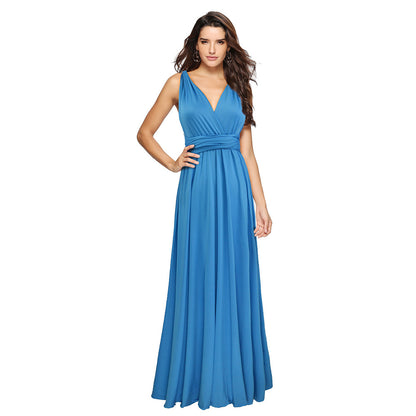 Bridesmaid Dress Infinity Dress Floor Length Convertible Dress Wedding Dress Multiway Dress Rust Dress Evening dress