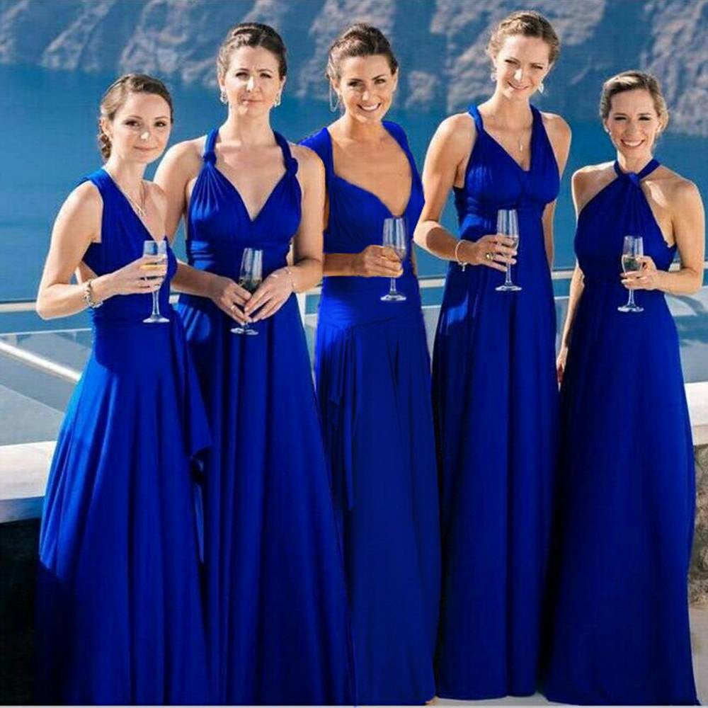 Bridesmaid Dress Infinity Dress Floor Length Convertible Dress Wedding Dress Multiway Dress Rust Dress Evening dress