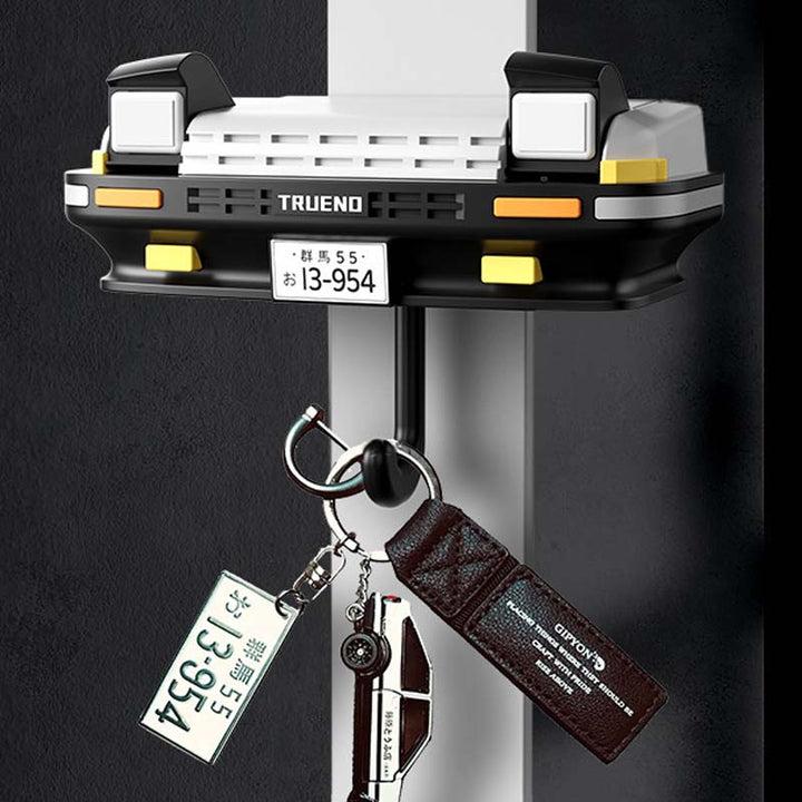 Car Face Keychain Holder with Opening Eyes Fun Wall Mounted Key Organizer Hook Perfect Gift for Car Lovers Gifts for Him