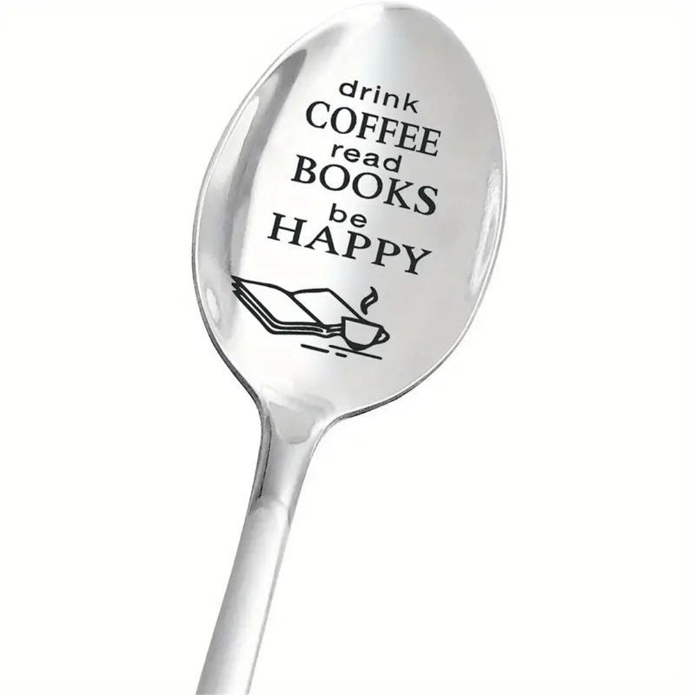 Good Morning Coffee Spoon Stainless Steel Spoon Gift for Nana