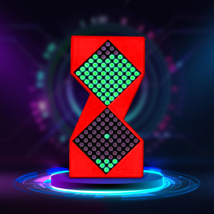 Electronic Hourglass Cyberpunk Desktop Hourglass Meter Clock Desktop Decoration Gift