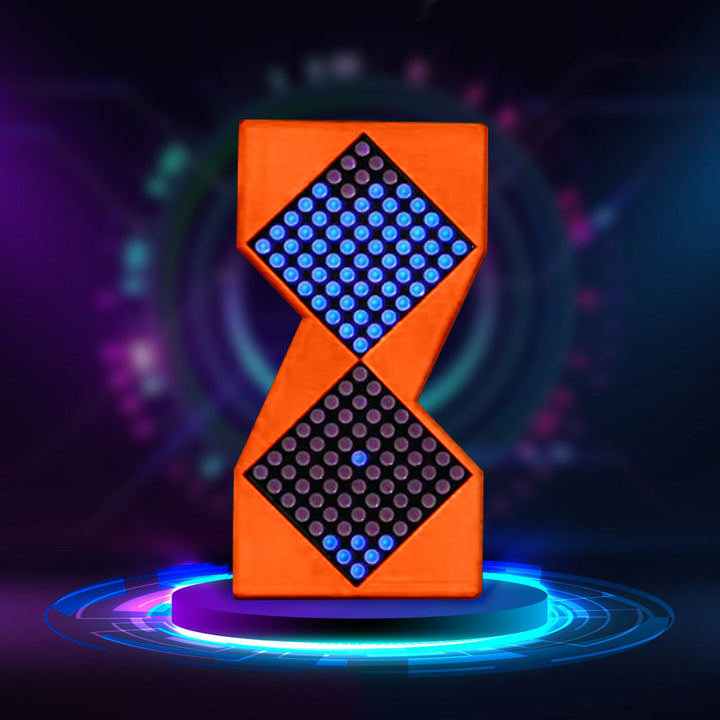 Electronic Hourglass Cyberpunk Desktop Hourglass Meter Clock Desktop Decoration Gift