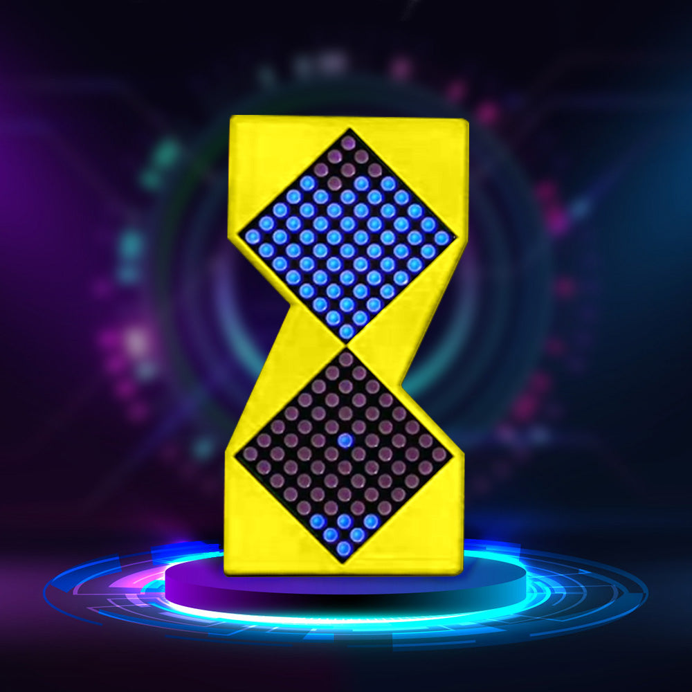 Electronic Hourglass Cyberpunk Desktop Hourglass Meter Clock Desktop Decoration Gift