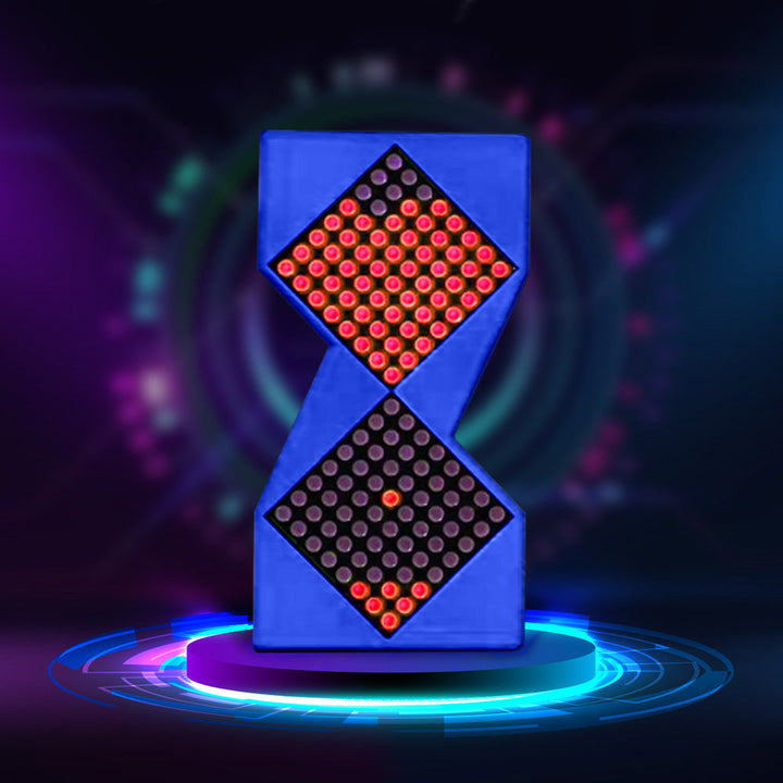 Electronic Hourglass Cyberpunk Desktop Hourglass Meter Clock Desktop Decoration Gift