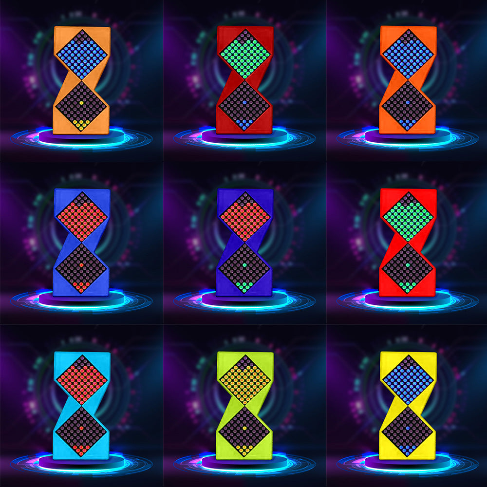 Electronic Hourglass Cyberpunk Desktop Hourglass Meter Clock Desktop Decoration Gift