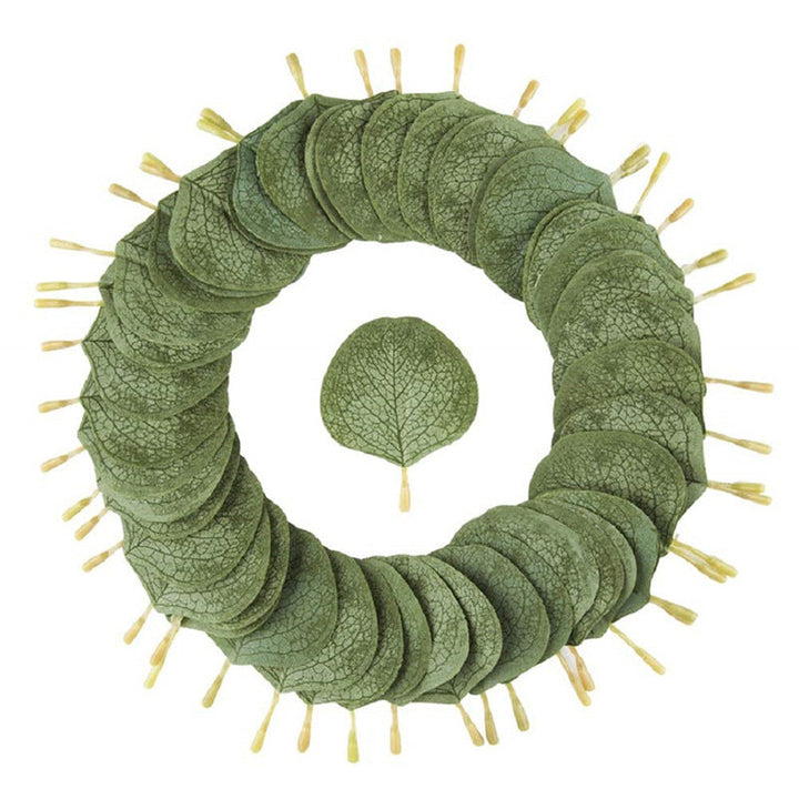 100PCS Eucalyptus Petals for Weddings Aisles Flower Girls and Romantic Evenings