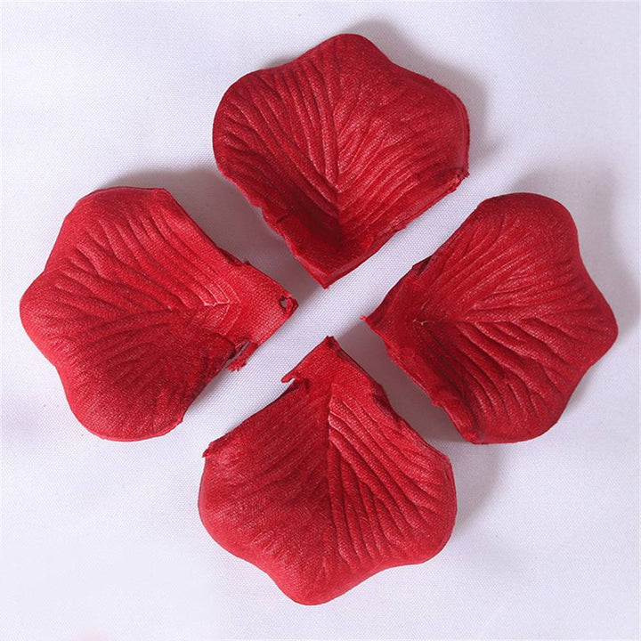 120PCS Fabric Rose Petals Fabric Petals for Weddings Aisles Flower Girls and Romantic Evenings