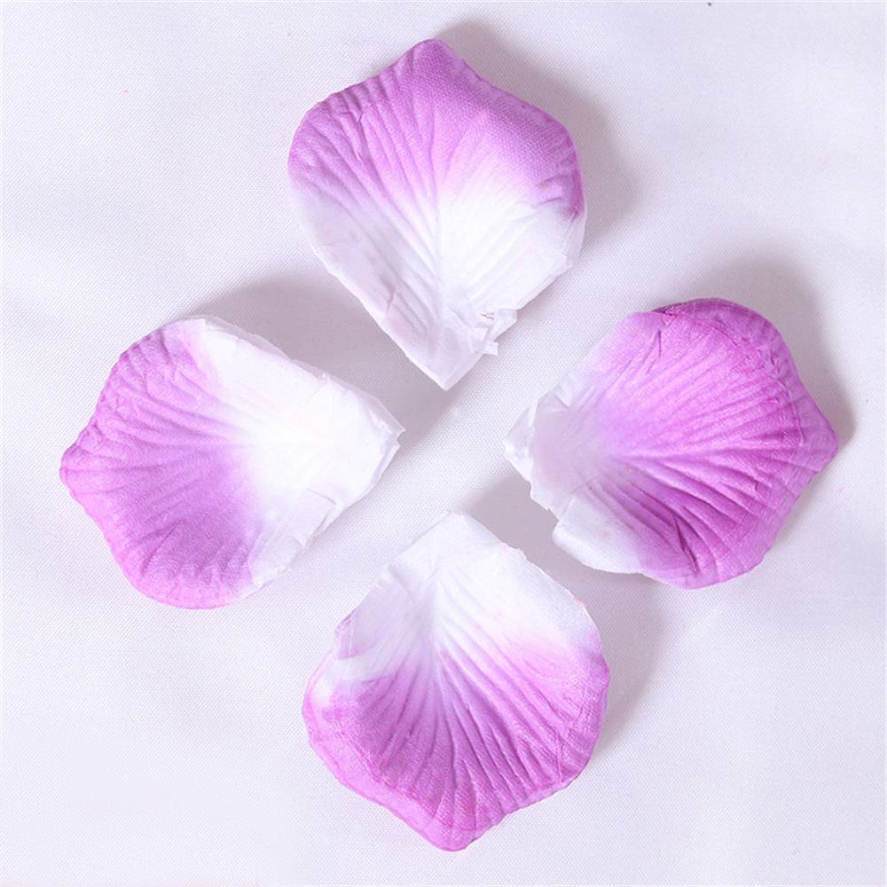 120PCS Fabric Rose Petals Fabric Petals for Weddings Aisles Flower Girls and Romantic Evenings