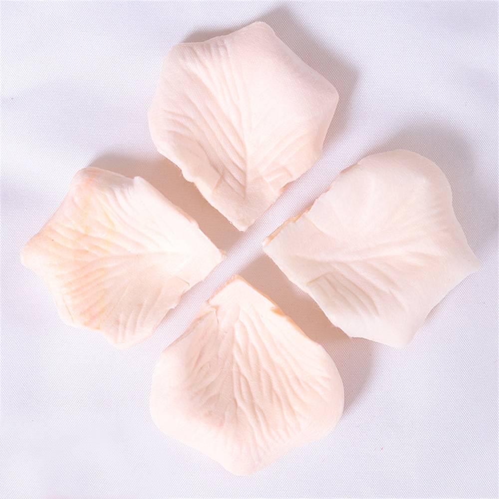 120PCS Fabric Rose Petals Fabric Petals for Weddings Aisles Flower Girls and Romantic Evenings