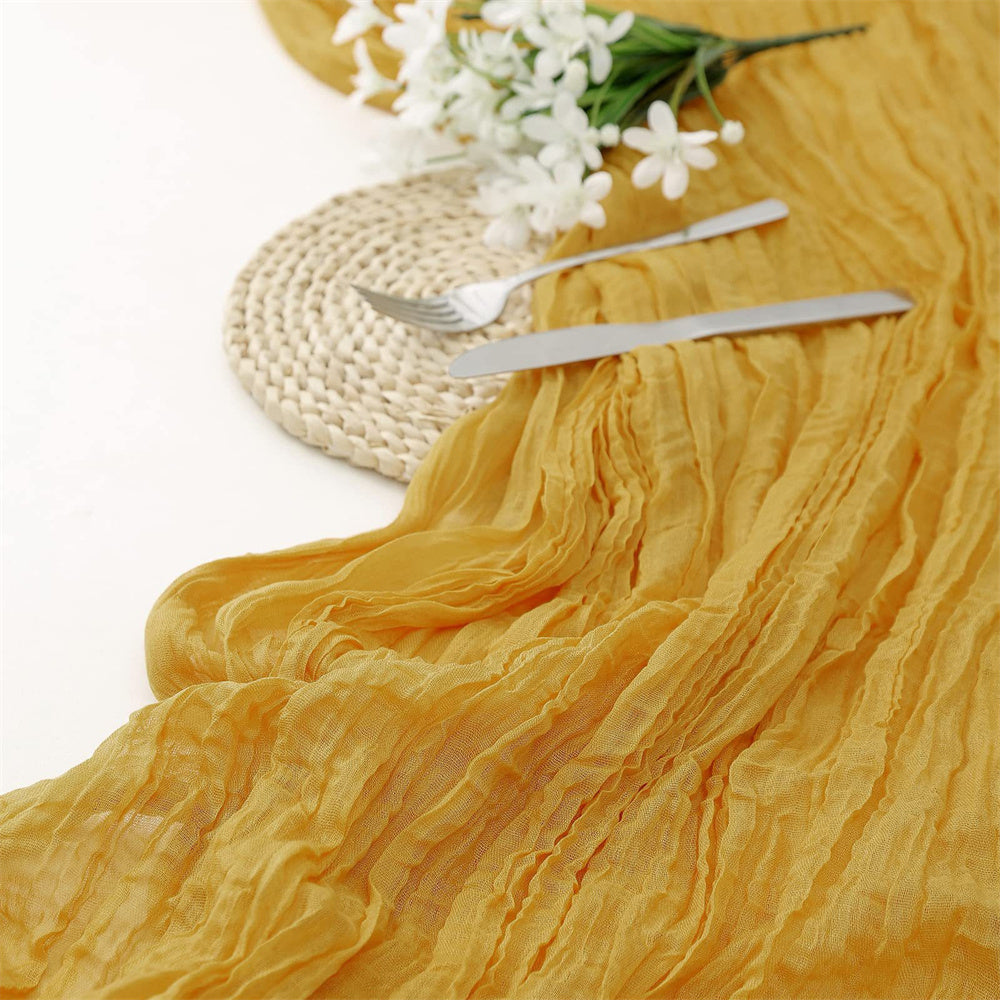 Wedding Gauze Table Runner Rustic Wedding Cheesecloth Runner Cotton Runner for Table Wedding Arch Ideas Bridal Shower Modern