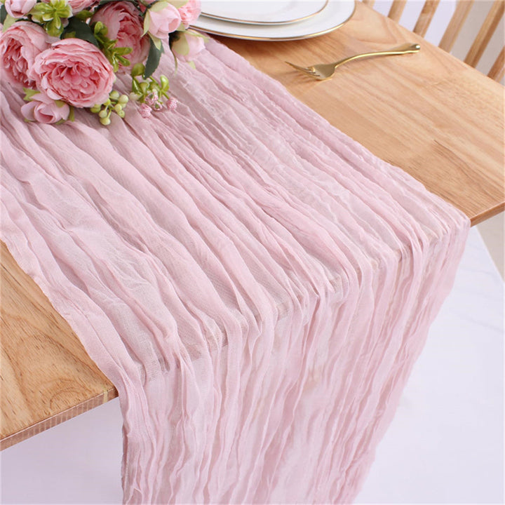 Wedding Gauze Table Runner Rustic Wedding Cheesecloth Runner Cotton Runner for Table Wedding Arch Ideas Bridal Shower Modern