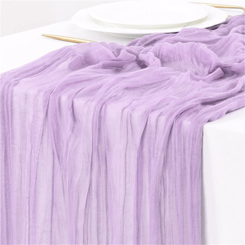 Wedding Gauze Table Runner Rustic Wedding Cheesecloth Runner Cotton Runner for Table Wedding Arch Ideas Bridal Shower Modern