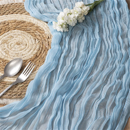 Wedding Gauze Table Runner Rustic Wedding Cheesecloth Runner Cotton Runner for Table Wedding Arch Ideas Bridal Shower Modern