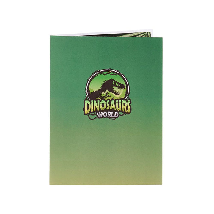 Tyrannosaurus Rex Dinosaur 3D Pop Up Greeting Card