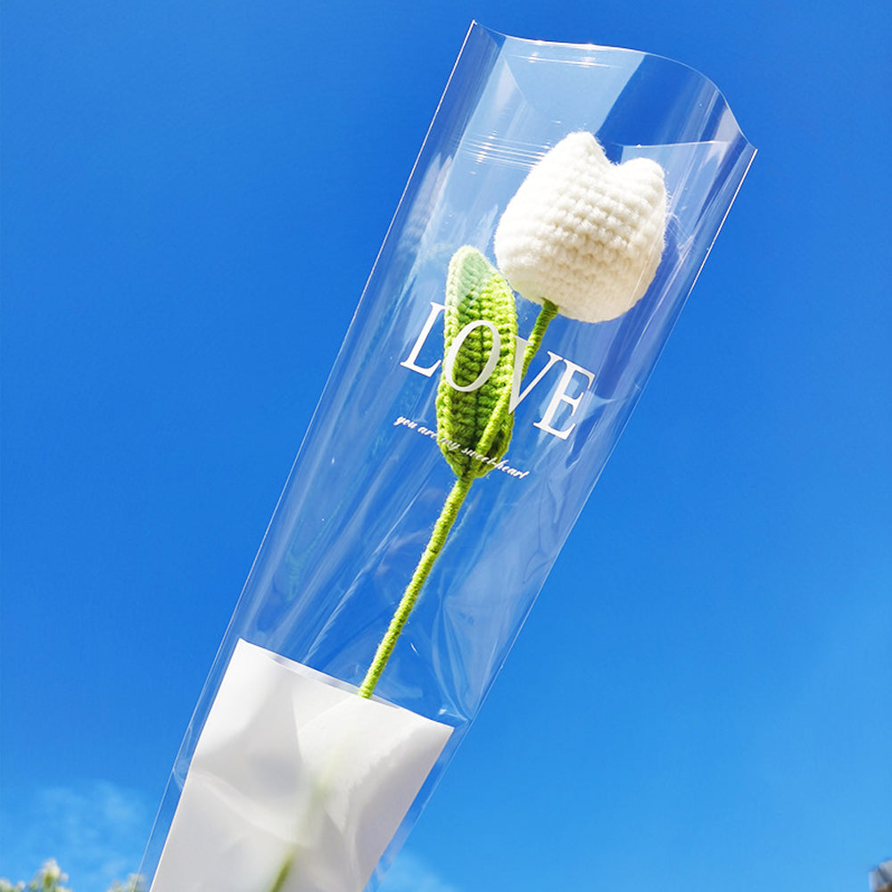 1pc Crochet Flower Handmade Knitted Flower Wedding Gift