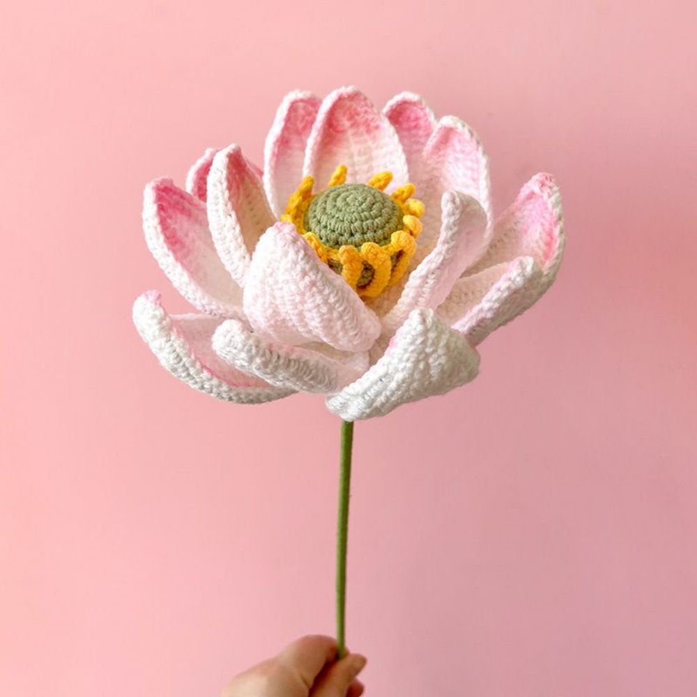 1pc Handmade Knitted Flower Crochet Flower Gift for Her Wedding Gift