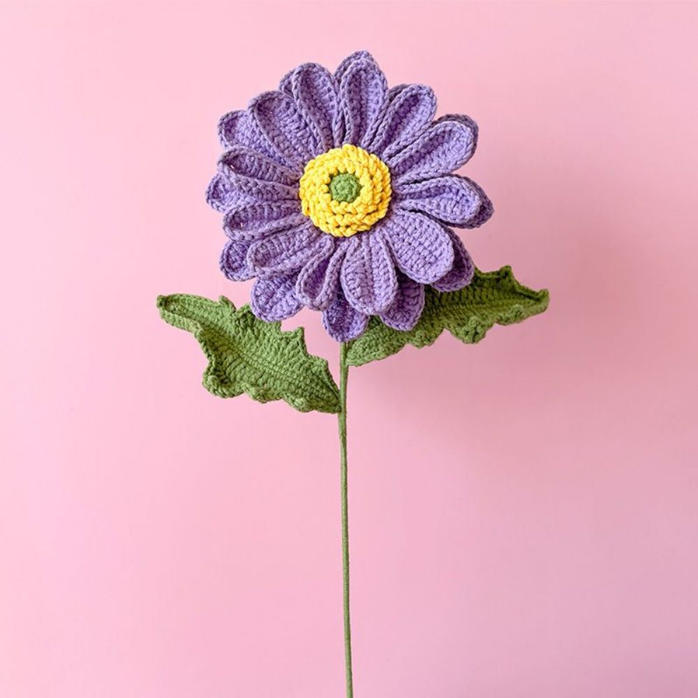 1pc Handmade Knitted Flower Crochet Flower Gift for Her Wedding Gift