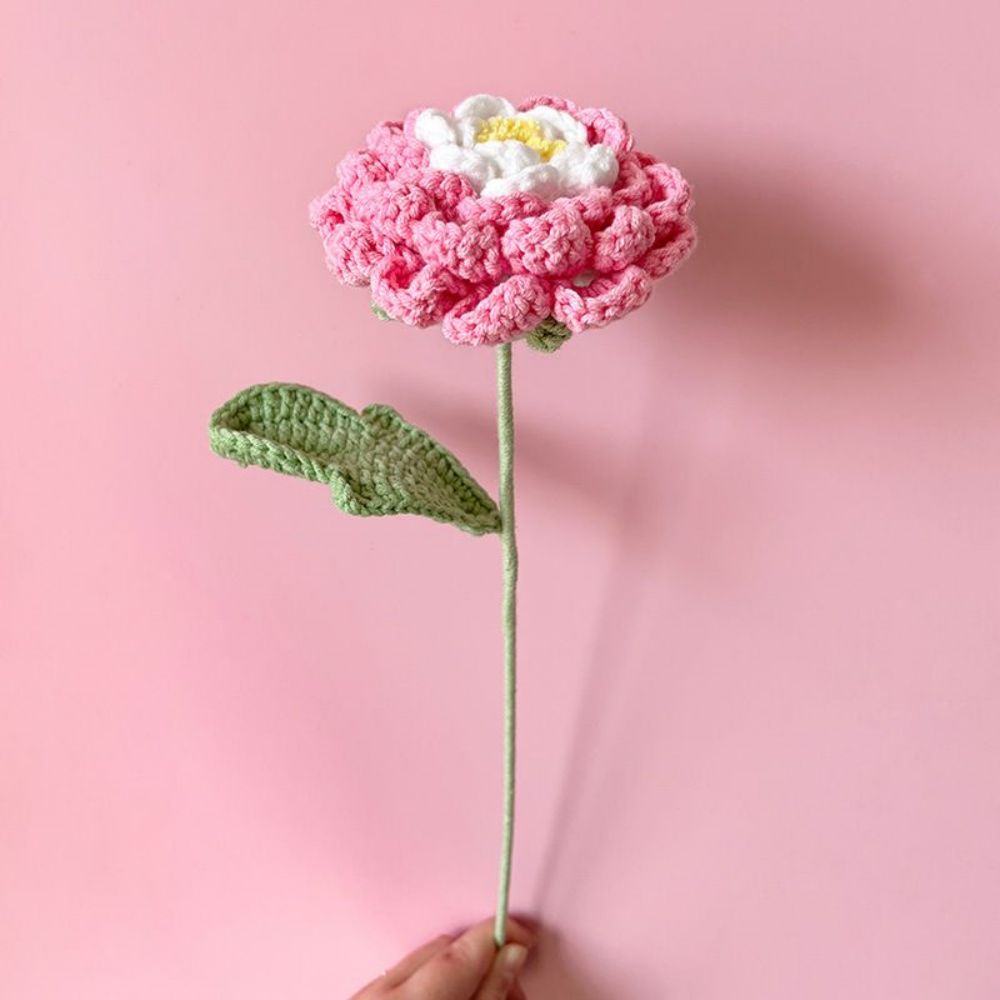 1pc Handmade Knitted Flower Crochet Flower Gift for Her Wedding Gift