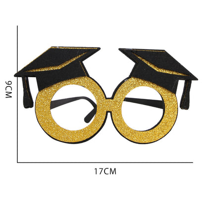 12 Pcs Funny Graduation Glasses Graduation Party Photo Booth Props Decoration Supplies