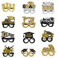 12 Pcs Funny Graduation Glasses Graduation Party Photo Booth Props Decoration Supplies
