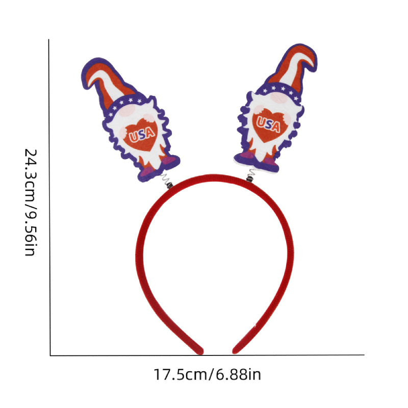 12 Pcs Independence Day Headband Party Accessories Favors Decorations for 4th of July