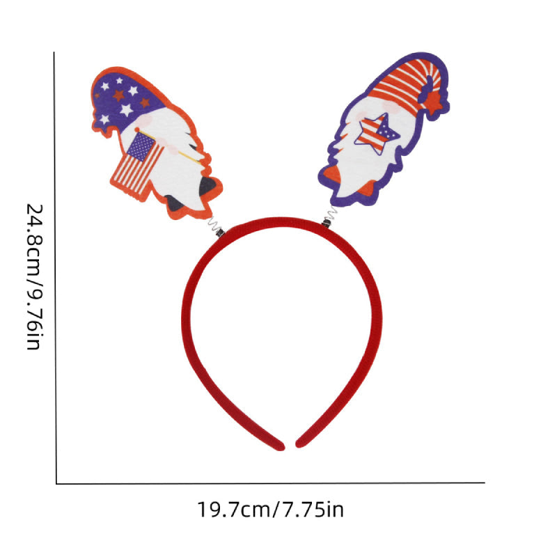 12 Pcs Independence Day Headband Party Accessories Favors Decorations for 4th of July
