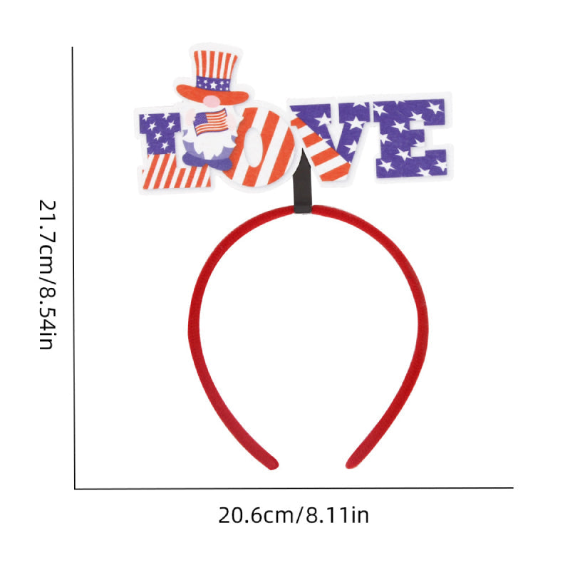 12 Pcs Independence Day Headband Party Accessories Favors Decorations for 4th of July