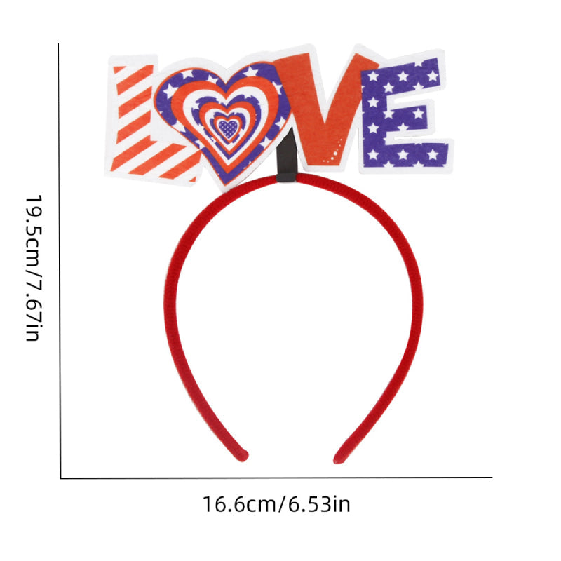 12 Pcs Independence Day Headband Party Accessories Favors Decorations for 4th of July