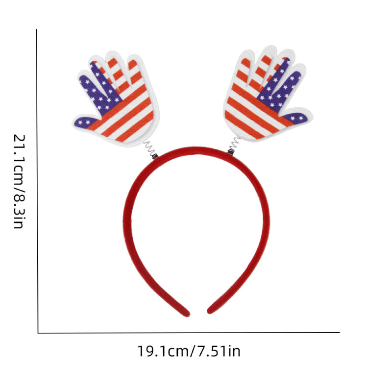 12 Pcs Independence Day Headband Party Accessories Favors Decorations for 4th of July