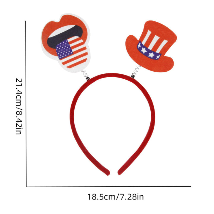 12 Pcs Independence Day Headband Party Accessories Favors Decorations for 4th of July