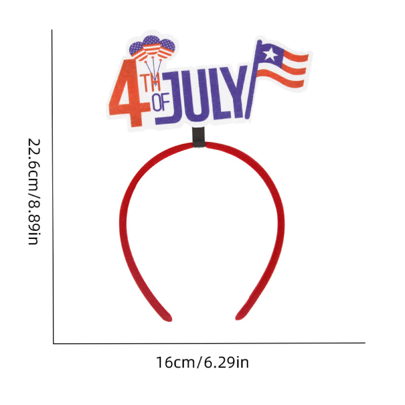 12 Pcs Independence Day Headband Party Accessories Favors Decorations for 4th of July