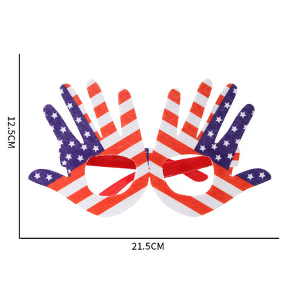 12 Pcs 4th of July American Flag Glasses for Patriotic Party Independence Day Party Accessories
