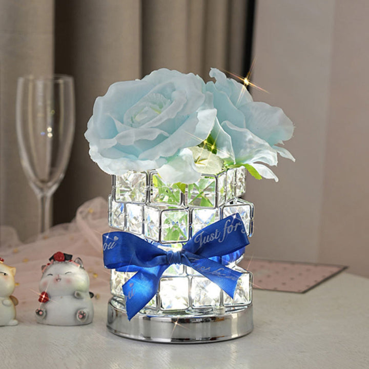 Romantic Rose Night Light Cube Flower Lamp Gifts for Lover