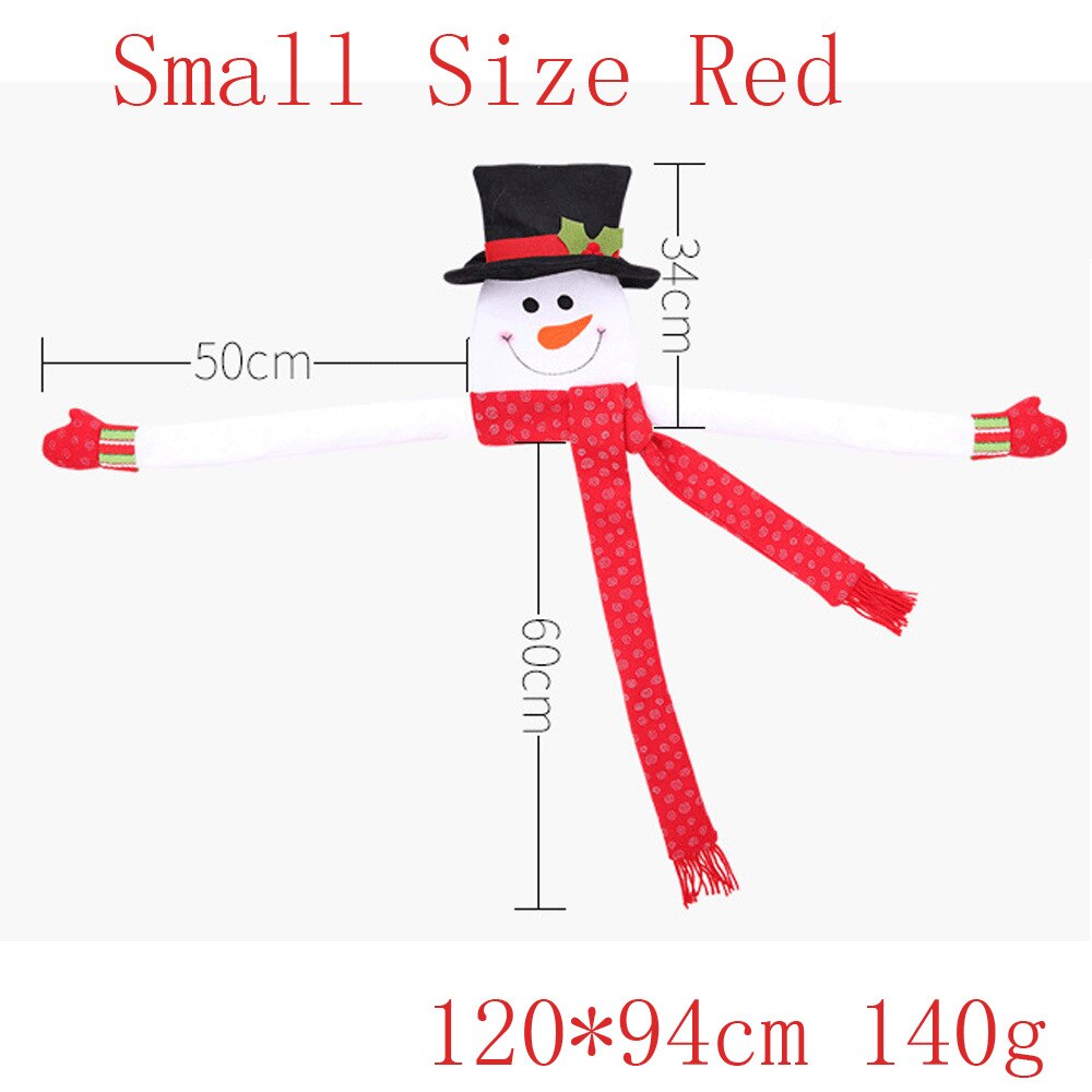 Snowman Christmas Tree Topper with Red Mittens and Draping Scarf Festive Christmas Tree Decoration