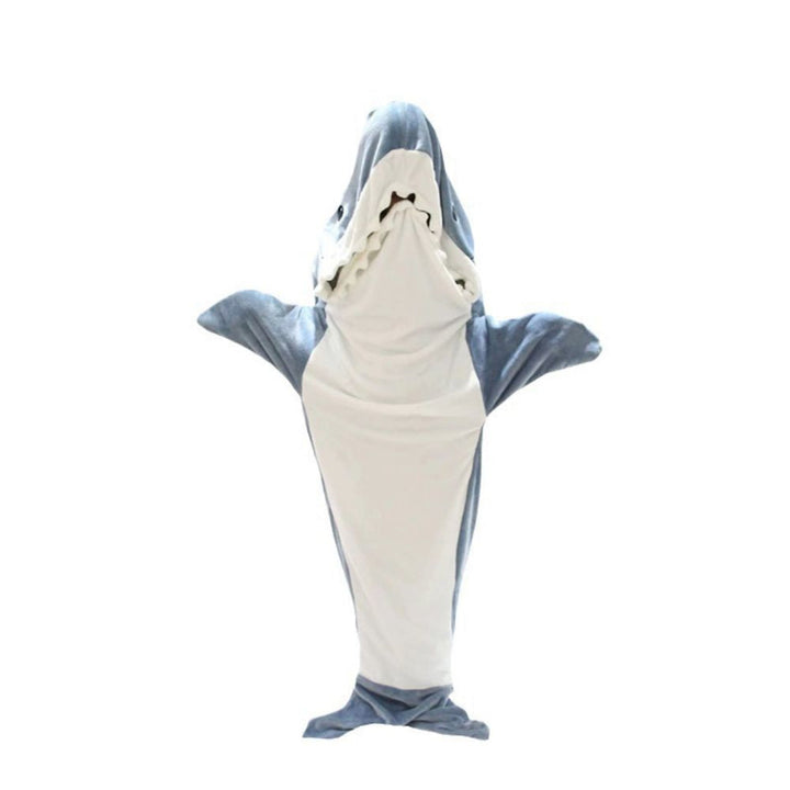 Shark Blanket Hoodie Wearable Shark Blanket Flannel Loungewear Shark Hoodie Sleeping Bag