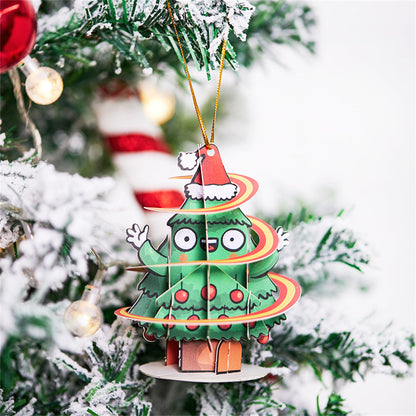 Christmas 3D Pop Up Card Christmas Surprise Exploding Box Greeting Card