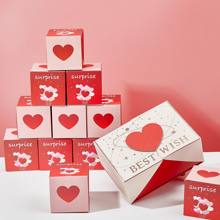 DIY Surprise Gift Box Explosion for Money Cash Pop Up Gift Box for Lover