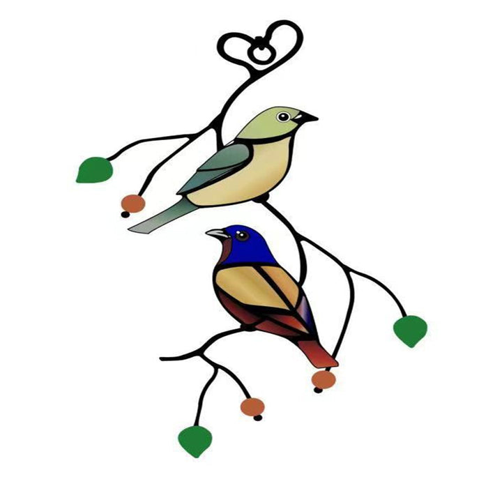 Suncatchers Red Birds Sun Catcher Wall Window Hangings Unique Gifts