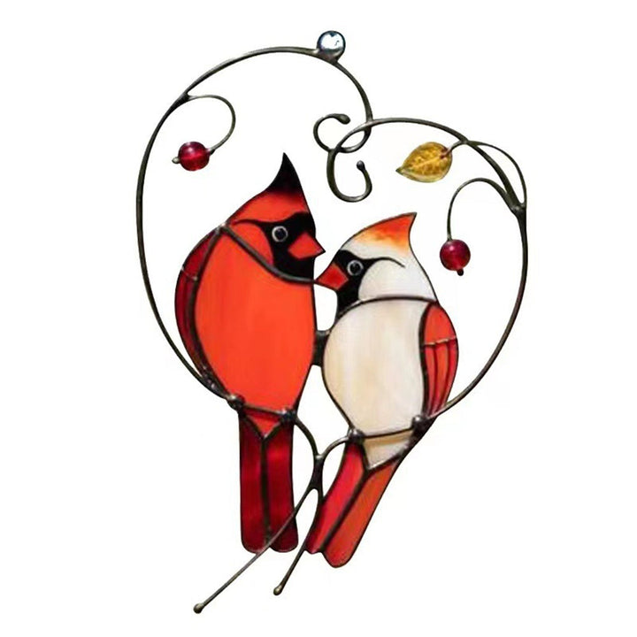 Suncatchers Red Birds Sun Catcher Wall Window Hangings Unique Gifts