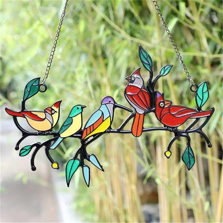 Suncatchers Red Birds Sun Catcher Wall Window Hangings Unique Gifts