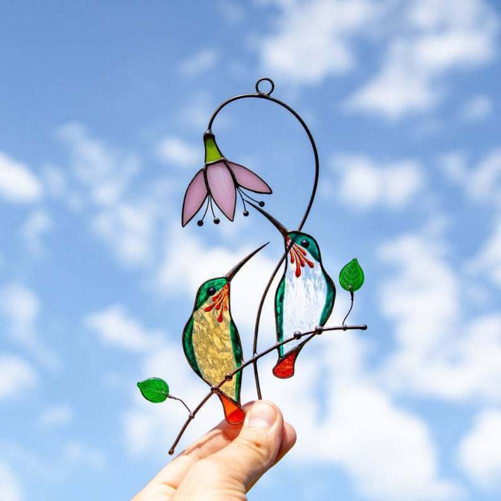 Suncatchers Red Birds Sun Catcher Wall Window Hangings Unique Gifts