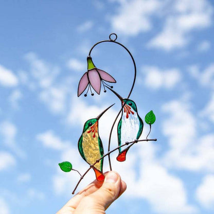 Suncatchers Red Birds Sun Catcher Wall Window Hangings Unique Gifts
