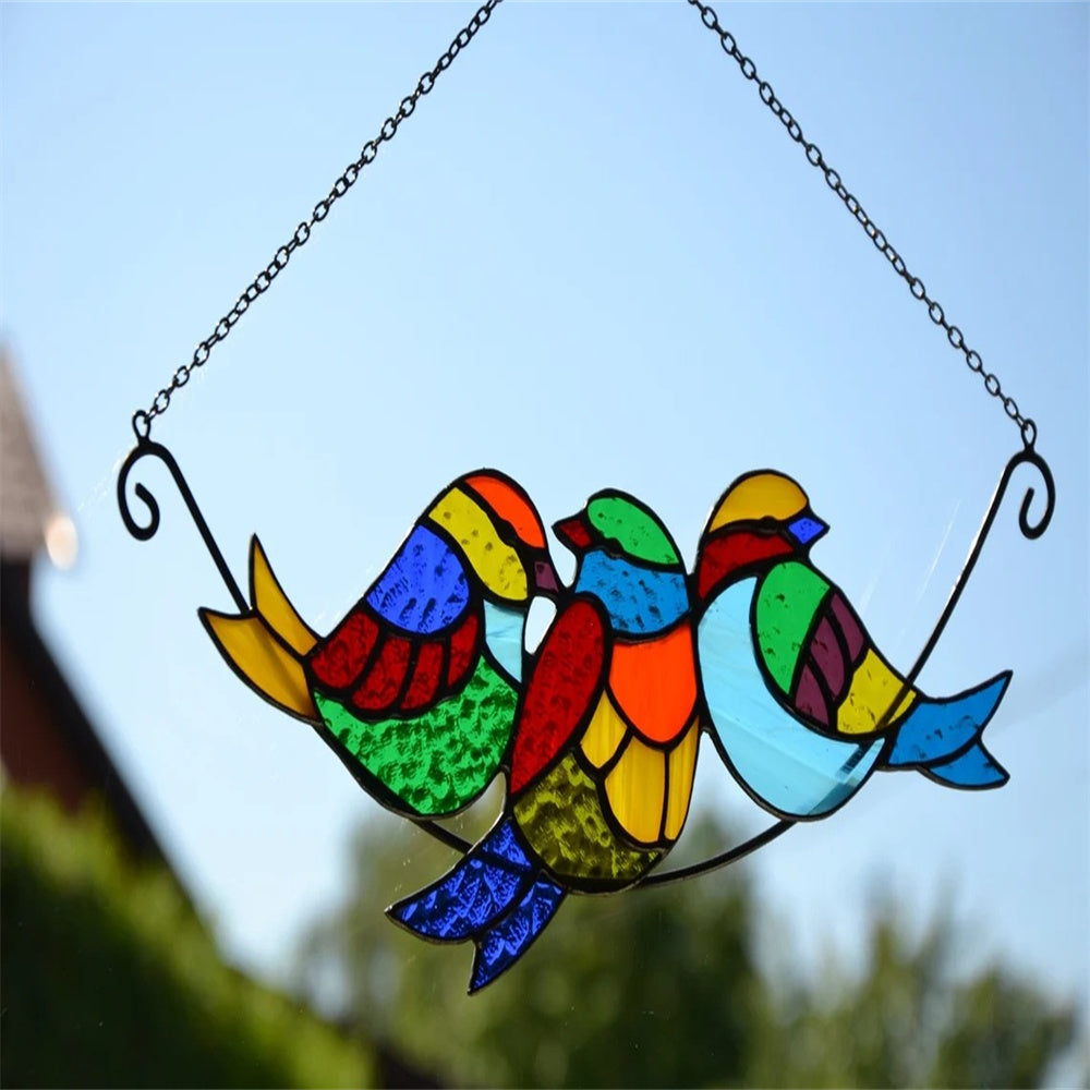 Suncatchers Red Birds Sun Catcher Wall Window Hangings Unique Gifts