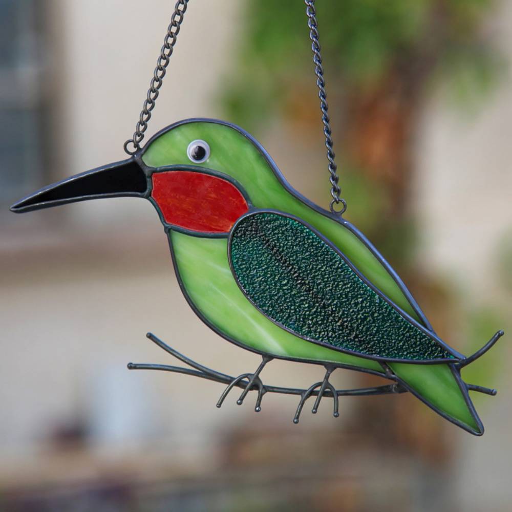 Sun Catcher Glass Birds Wall Window Hangings - Perfect Gifts for Bird Lovers