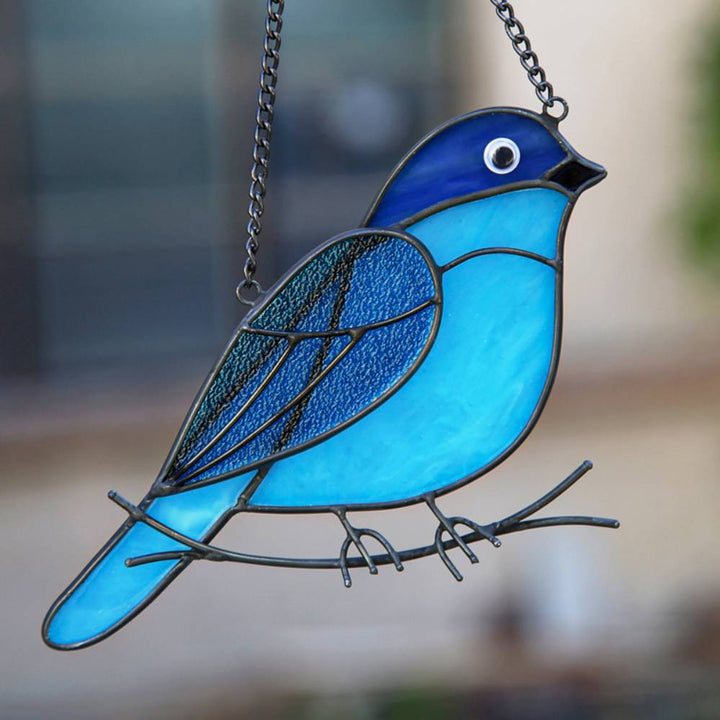 Sun Catcher Glass Birds Wall Window Hangings - Perfect Gifts for Bird Lovers
