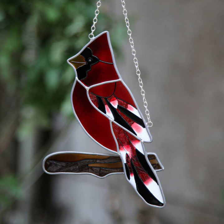 Sun Catcher Glass Birds Wall Window Hangings - Perfect Gifts for Bird Lovers
